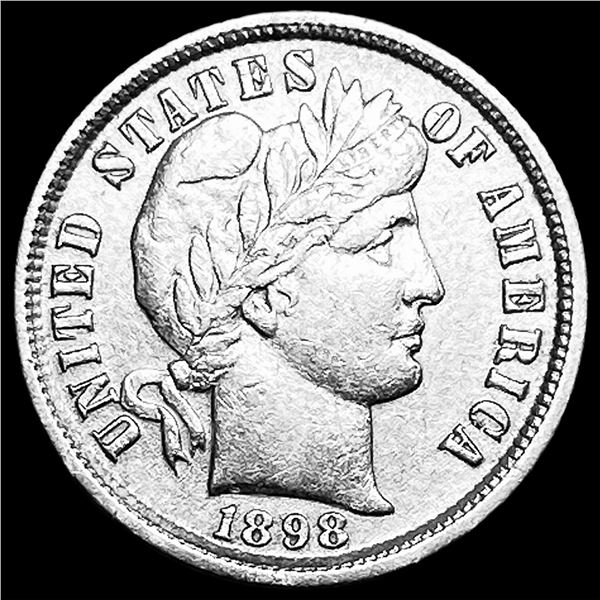 1898 Barber Silver Dime CLOSELY UNCIRCULATED