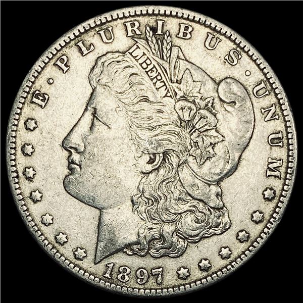 1897-O Silver Morgan Dollar NEARLY UNCIRCULATED