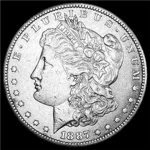 1887-S Silver Morgan Dollar CLOSELY UNCIRCULATED