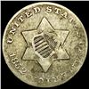 Image 1 : 1852 Silver Three-Cent Piece NICELY CIRCULATED