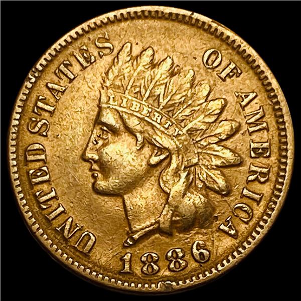 1886 Indian Head Cent NEARLY UNCIRCULATED