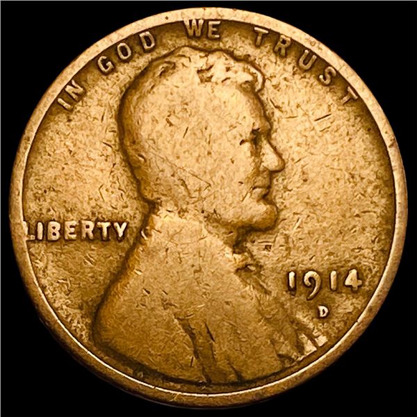 1914-D Lincoln Wheat Cent NICELY CIRCULATED