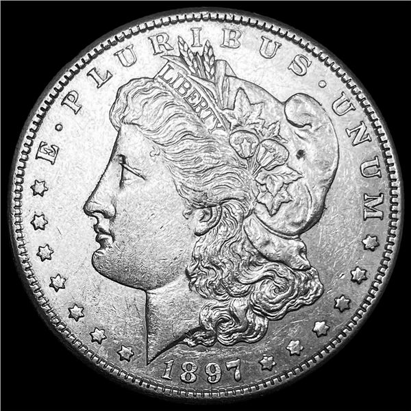1897-S Silver Morgan Dollar CHOICE AU