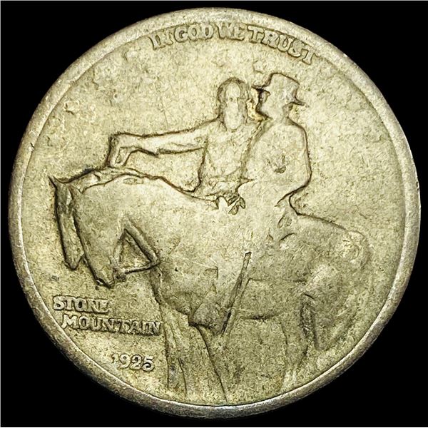 1925 Stone Mountain Half Dollar LIGHTLY CIRCULATED