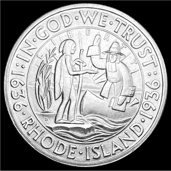 1936-S Rhode Island Half Dollar UNCIRCULATED