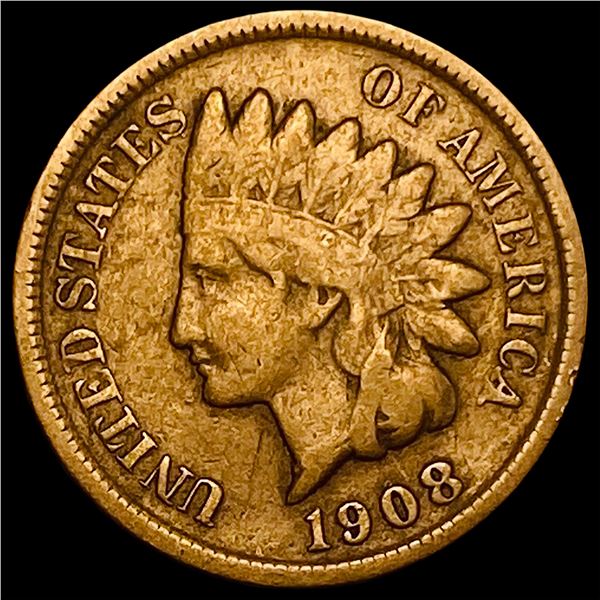 1908-S Indian Head Cent ABOUT UNCIRCULATED