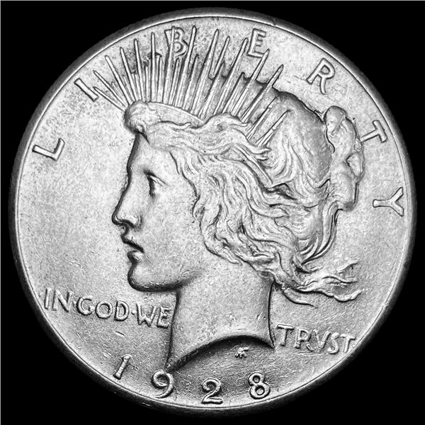 1928 Silver Peace Dollar CHOICE AU
