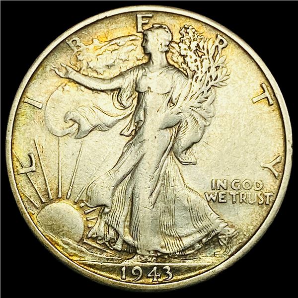 1943-S Walking Liberty Half Dollar ABOUT UNCIRCULATED
