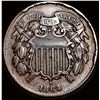 Image 1 : 1864 Copper Two-Cent Piece ABOUT UNCIRCULATED