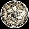 Image 1 : 1853 Silver Three-Cent Piece LIGHTLY CIRCULATED