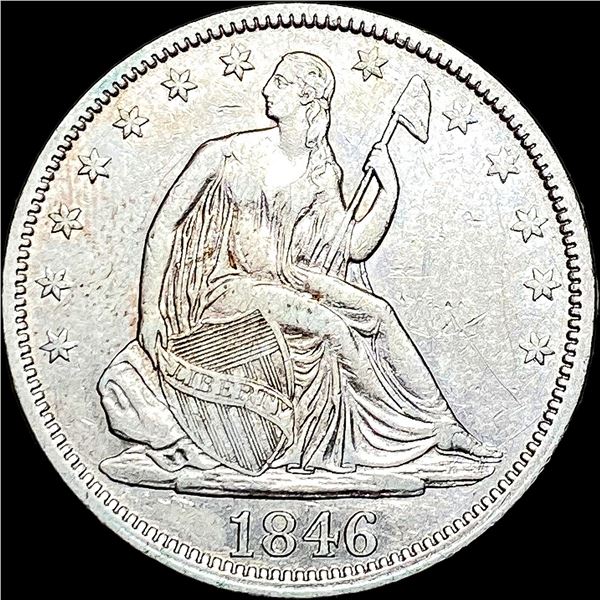 1846 Seated Liberty Half Dollar CLOSELY UNCIRCULATED