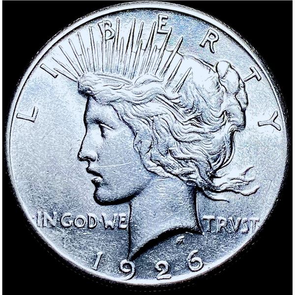 1926 Silver Peace Dollar CHOICE AU