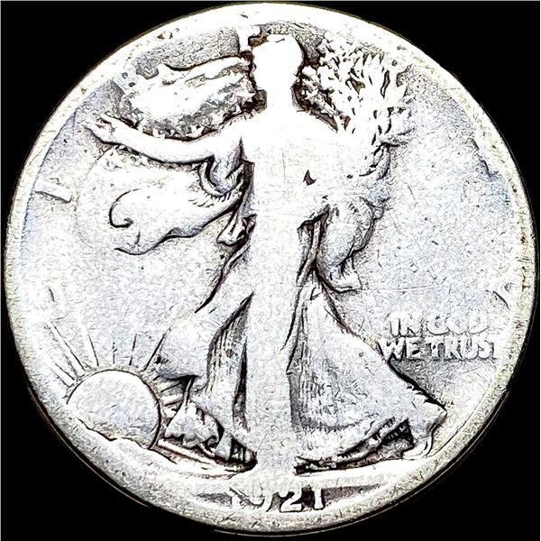 1921-S Walking Liberty Half Dollar NICELY CIRCULATED