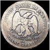 Image 2 : 1876-CC Silver Trade Dollar NICELY CIRCULATED