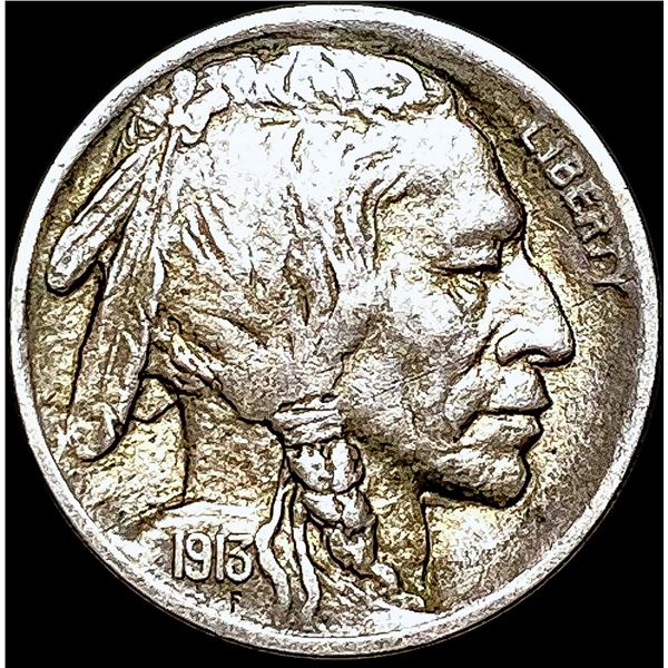 1913-S Type 2 Buffalo Nickel NEARLY UNCIRCULATED