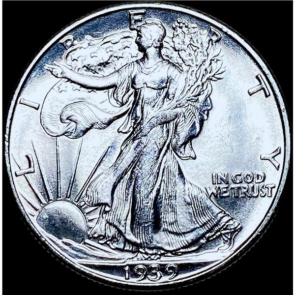 1939-D Walking Liberty Half Dollar GEM BU