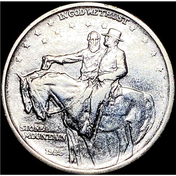 1925 Stone Mountain Half Dollar ABOUT UNCIRCULATED