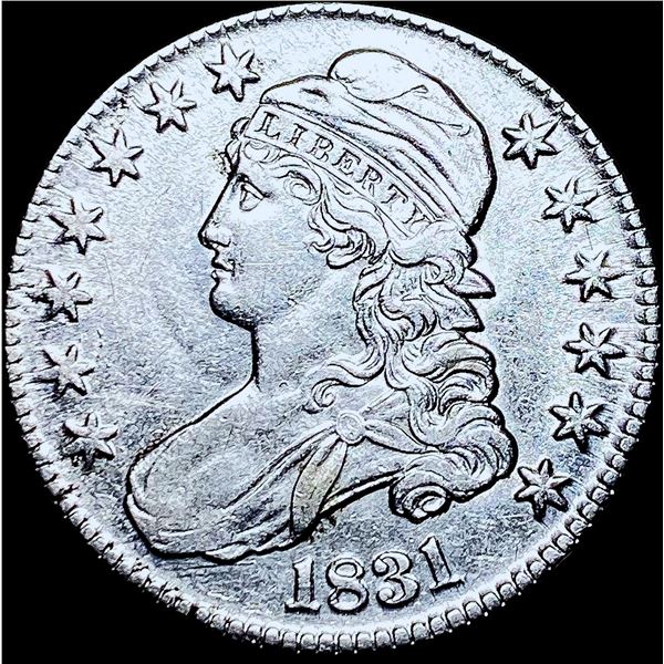 1831 Silver Capped Bust Half Dollar CHOICE AU