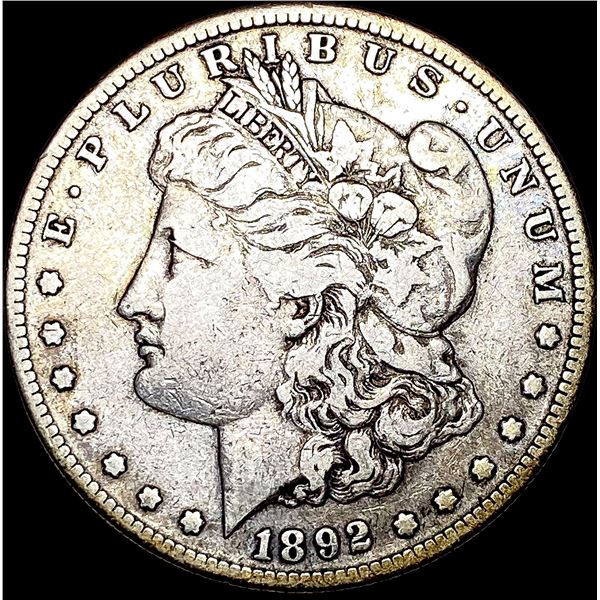 1892-S Silver Morgan Dollar NEARLY UNCIRCULATED