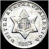 Image 1 : 1853 Silver Three-Cent Piece ABOUT UNCIRCULATED