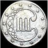 Image 2 : 1853 Silver Three-Cent Piece ABOUT UNCIRCULATED