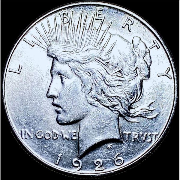1926-S Silver Peace Dollar CHOICE AU