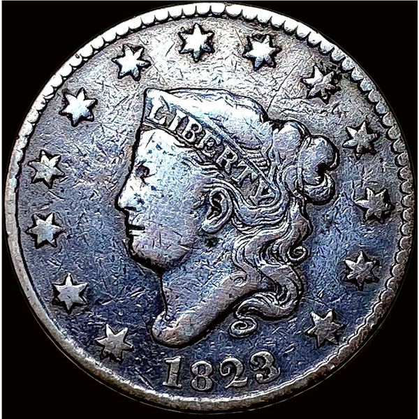1823 Coronet Head Large Cent LIGHTLY CIRCULATED