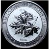 Image 2 : 2016 Silver 1.5oz $5 Canadian Maple Leaf GEM BU
