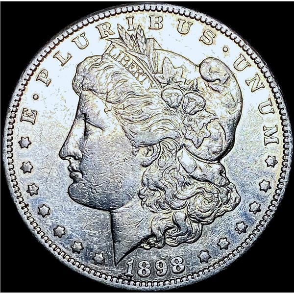 1898-S Silver Morgan Dollar CHOICE AU