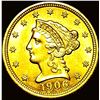 Image 1 : 1906 Liberty Head Gold $2.5 Quarter Eagle CHOICE BU