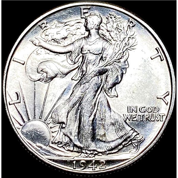 1942-D Walking Liberty Half Dollar UNCIRCULATED