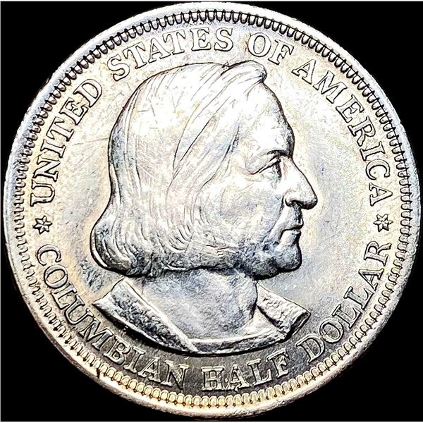 1893 Silver Columbia Expo Half Dollar UNCIRCULATED