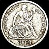 Image 1 : 1869-S Seated Liberty Dime NEARLY UNCIRCULATED