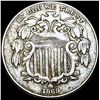 Image 1 : 1869 Shield Nickel LIGHTLY CIRCULATED