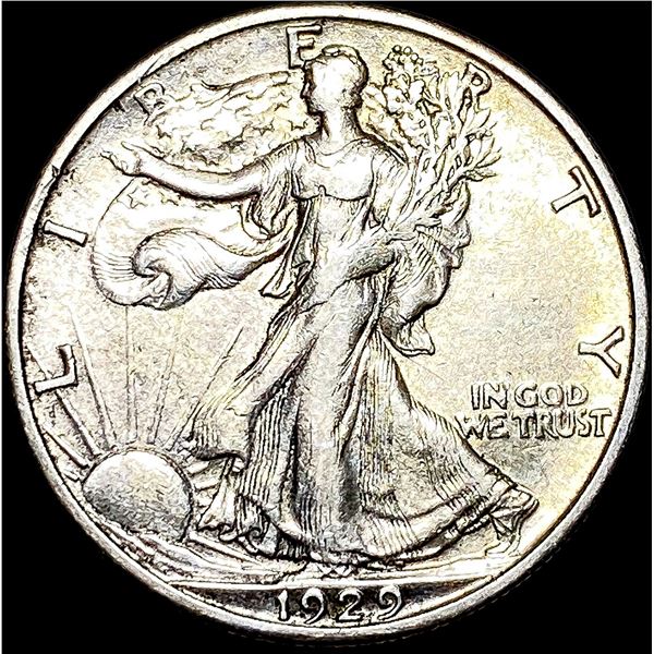 1929-S Walking Liberty Half Dollar CLOSELY UNCIRCULATED
