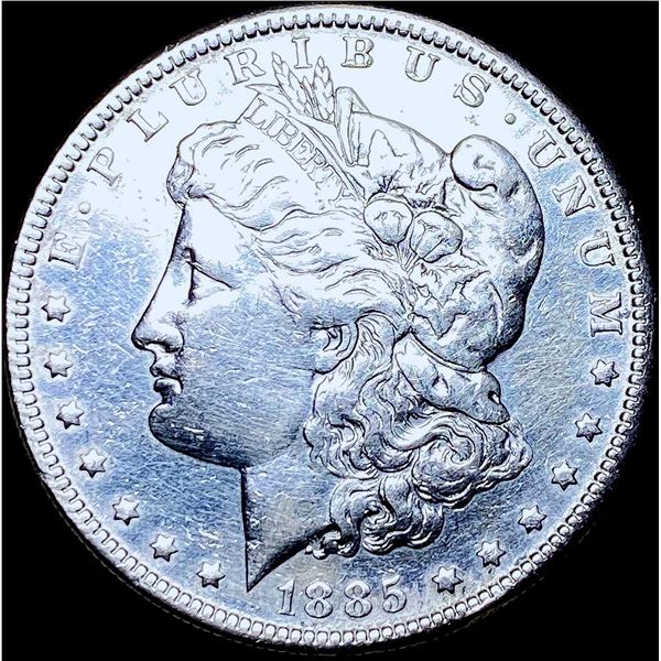 1885-S Silver Morgan Dollar CHOICE AU