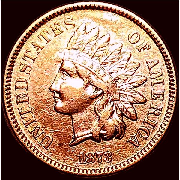 1873 Indian Head Cent CLOSELY UNCIRCULATED
