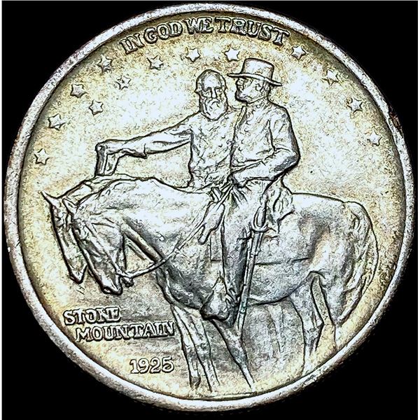 1925 Stone Mountain Half Dollar CHOICE AU