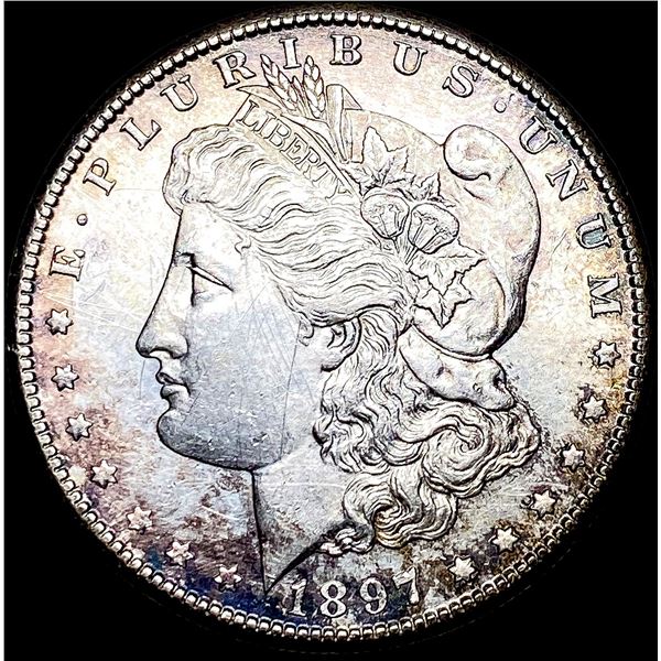 1897-S Silver Morgan Dollar NEARLY UNCIRCULATED