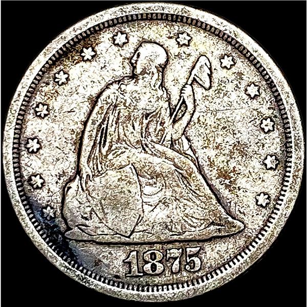 1875-S Twenty Cent Piece ABOUT UNCIRCULATED