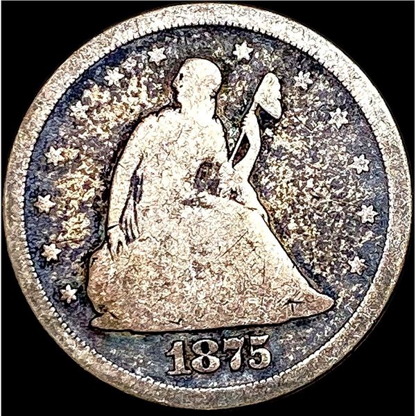 1875-S Twenty Cent Piece NICELY CIRCULATED