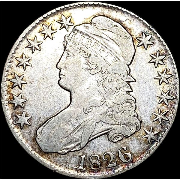 1826 Capped Bust Half Dollar ABOUT UNCIRCULATED