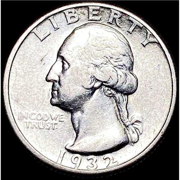 1932-D Silver Washington Quarter NEARLY UNCIRCULATED