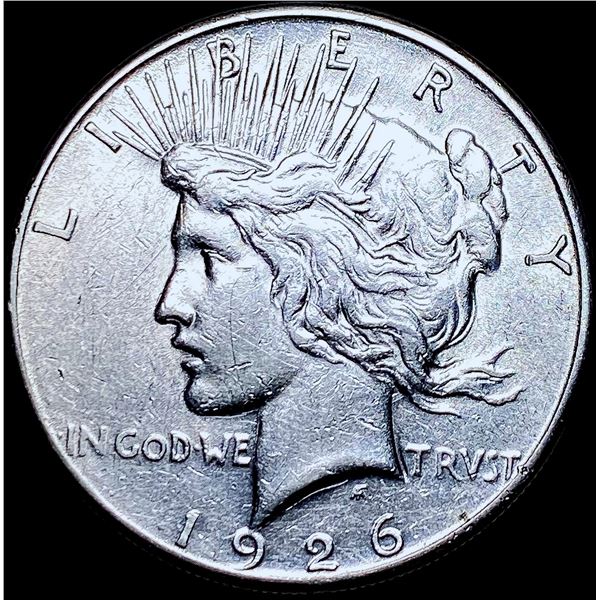 1926-S Silver Peace Dollar CHOICE AU