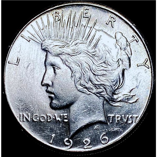 1926-S Silver Peace Dollar CHOICE BU