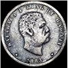 Image 1 : 1883 Hawaii Silver 1/4 Dollar ABOUT UNCIRCULATED
