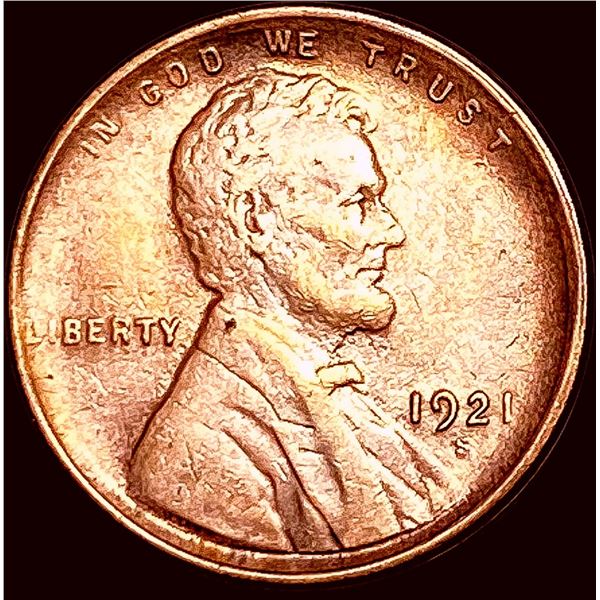 1921-S Lincoln Wheat Cent CLOSELY UNCIRCULATED