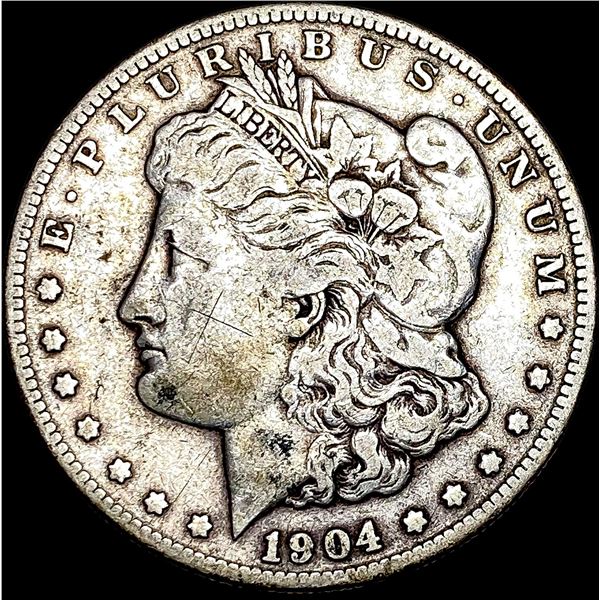 1904-S Silver Morgan Dollar ABOUT UNCIRCULATED