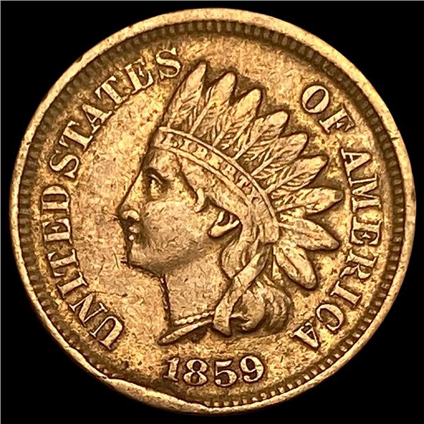 1859 Indian Head Cent NEARLY UNCIRCULATED