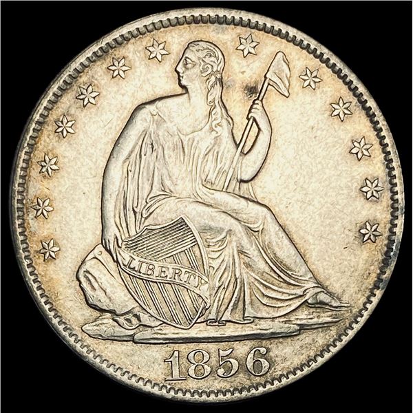 1856-O Seated Liberty Half Dollar CLOSELY UNCIRCULATED